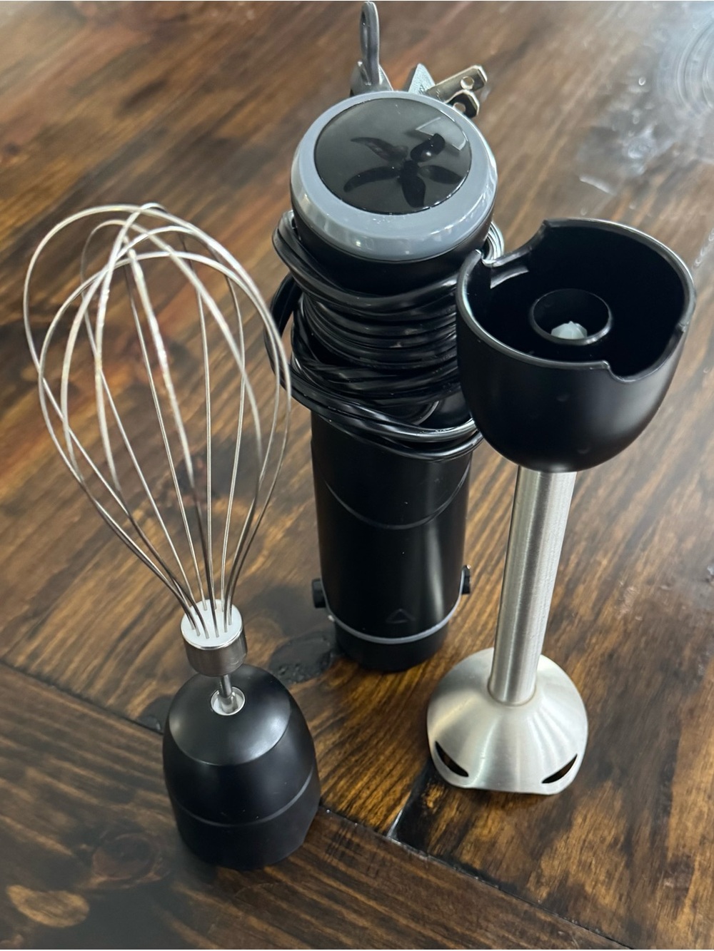 Ambiano immersion blender and whisk attachments